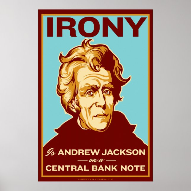 Poster L'ironie est que Jackson On a Central Bank Note Po (Devant)