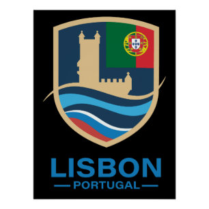 Poster Lisbonne Portugal Europe