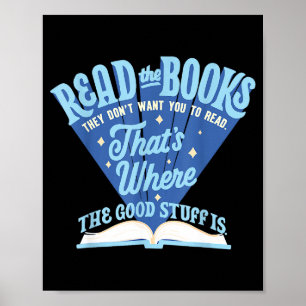 Poster Lisez le livre qu'ils ne veulent pas que vous lisi
