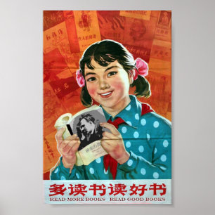Poster Lisez plus de livres, lisez les bons livres