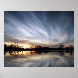 Poster Lisse comme verre