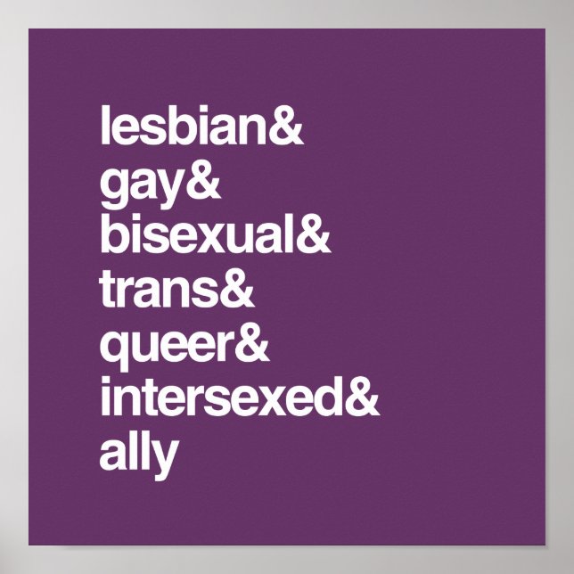 POSTER LISTE LGBTQI (Devant)