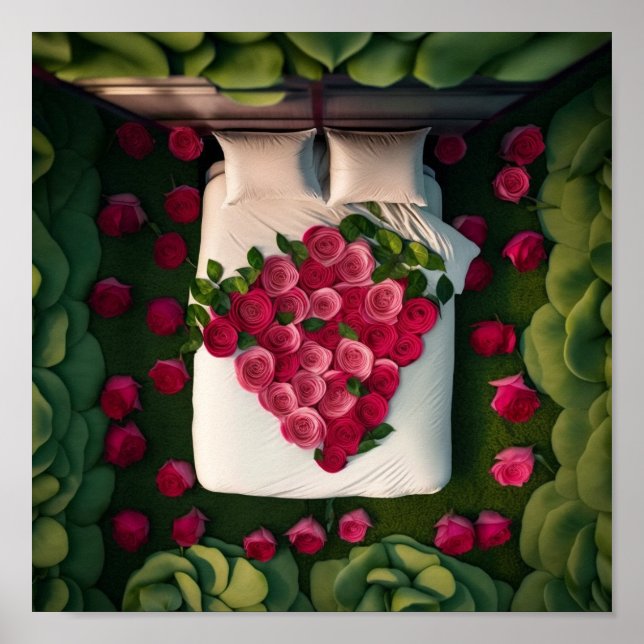 Poster Lit de Rose (Devant)