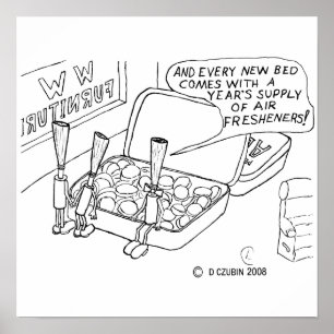 Poster Lit en bon état