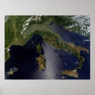 Poster L'Italie et la France du sud-est