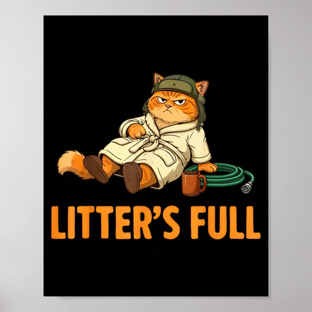 Poster Litter’s Full Cat Parody Tee Christmas Vacation  (Devant)