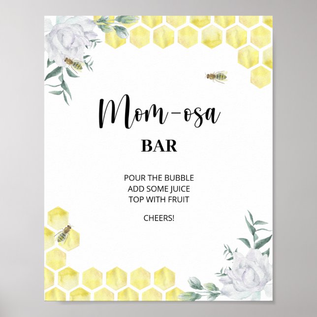 Poster Little Bee \ Mom-osa bar (Devant)