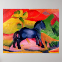 Little Blue Horse, 1912