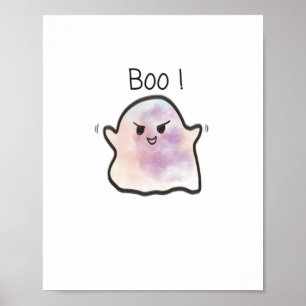 Poster Little Boo Est Un Mème Drôle Gâché