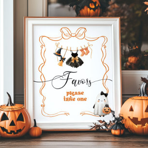 Poster Little Boo halloween Clothesline Faveurs