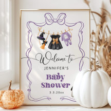 Little Boo is Due Baby shower de linge Bienvenue