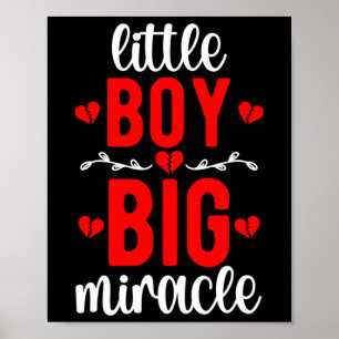 Poster Little Boy Chd Warrior Maladie cardiaque congénita