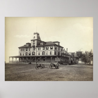 Poster Little Chebeague Island Waldo Hotel vers 1890