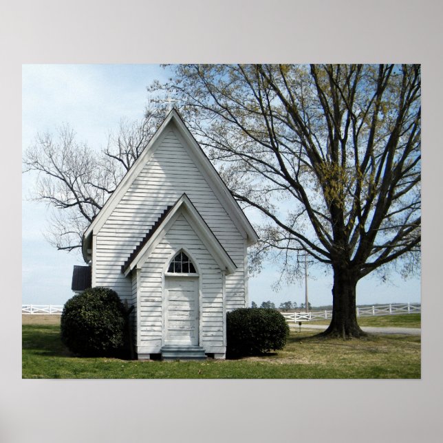Poster Little Country Church (Devant)