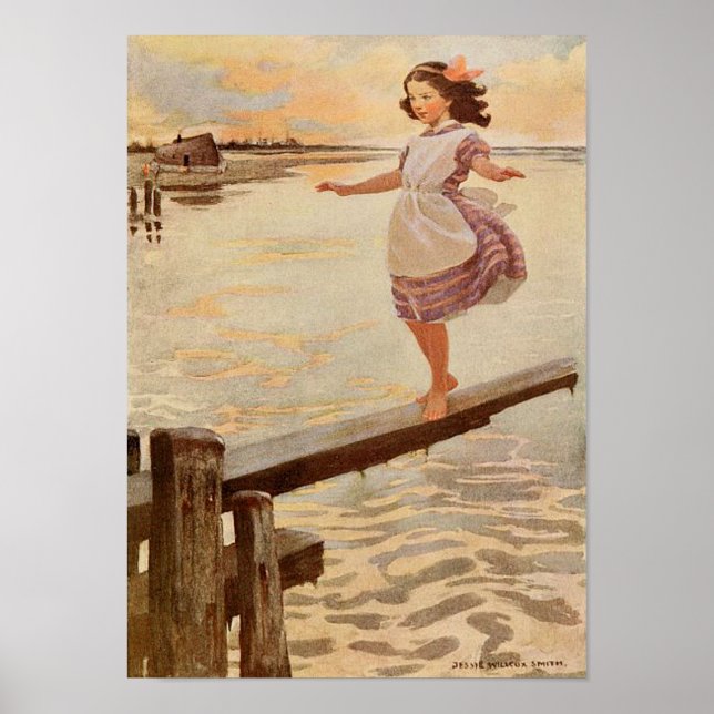 Poster Little Emily par Jessie Willcox Smith Imprimer (Devant)