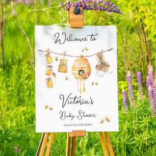 Poster Little Honey Bee Baby shower