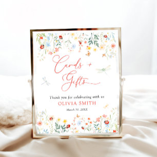 Poster Little Log Bug Cute Garden Cartes et cadeaux