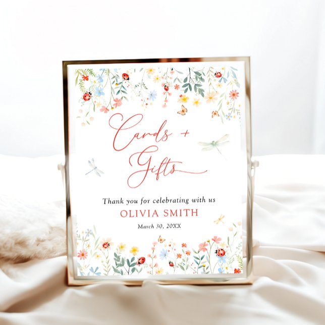 Poster Little Log Bug Cute Garden Cartes et cadeaux (Créateur téléchargé)