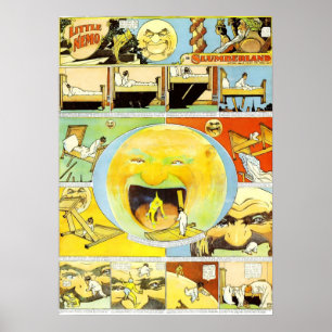 Poster Little Nemo et la lune