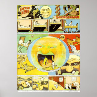 Poster Little Nemo et la lune