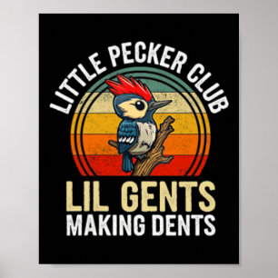 Poster Little Pecker Club Lil Gents Rendre Les Dents Drôl