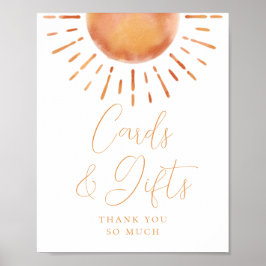 Poster Little Ray of Sunshine Baby Douche Cartes et cadea