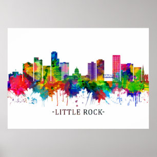 Poster Little Rock Skyline