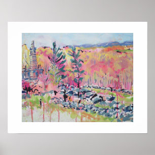 Poster Little Roundtop Gettysburg Pennsylvanie Gaines de 