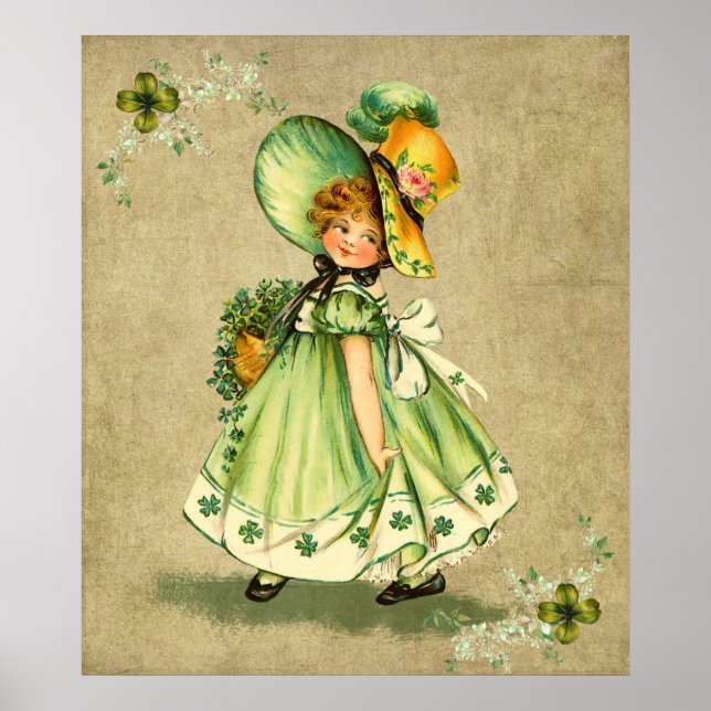 Poster Little Saint Patty's Day Girl - Imprimer (Devant)