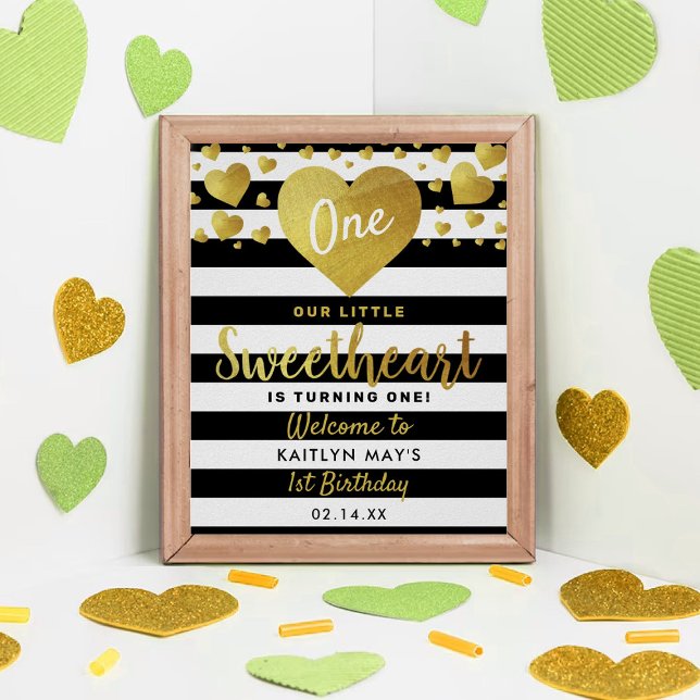 Poster Little Sweetheart Saint-Valentin N'importe quel âg (Créateur téléchargé)