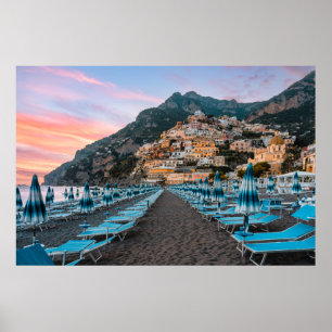 Poster Littoral   Campanie, Italie