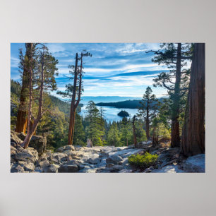Poster Littoral   Emerald Bay, Lake Tahoe, Californie