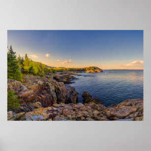 Poster Littoral Parc national Acadia, Schooner Head