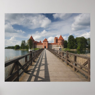 Poster Lituanie, Trakai, Trakai Historical National