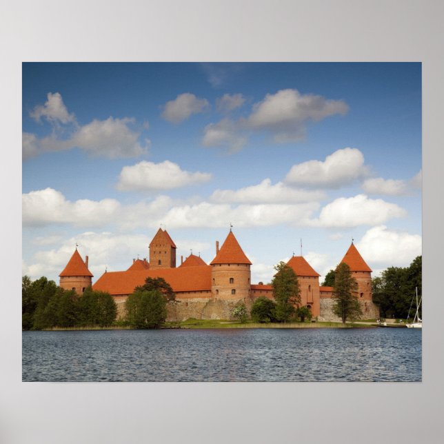 Poster Lituanie, Trakai, Trakai historique national 2 (Devant)