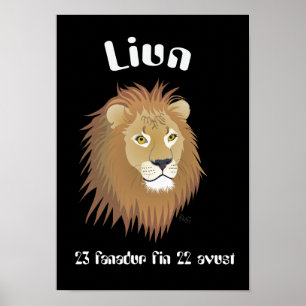 Poster Liun 23 fanadur fin 22