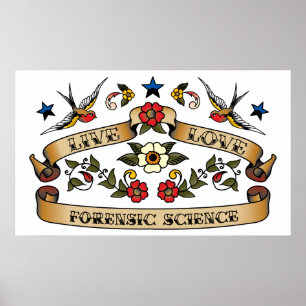Poster Live Love Forensic Science