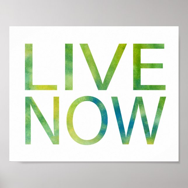 Poster Live Now (Devant)