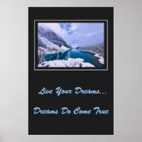 Poster Live Your Dreams