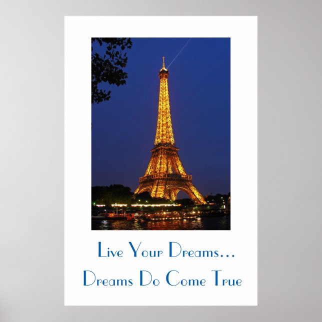 Poster Live Your Dreams (Devant)