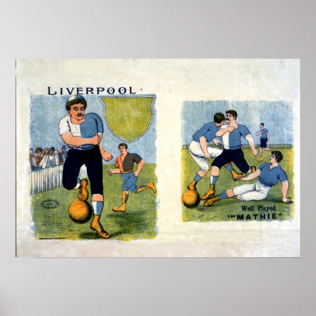 Poster Liverpool FC, 1894 (Devant)