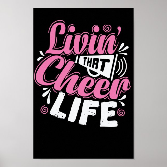 Poster Livin'that Cheval Life Pom-pom girl Touren Sport (Devant)