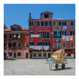 Poster Livraison de boîtes à Venise