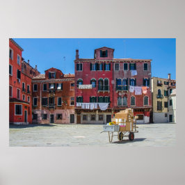 Poster Livraison de boîtes à Venise