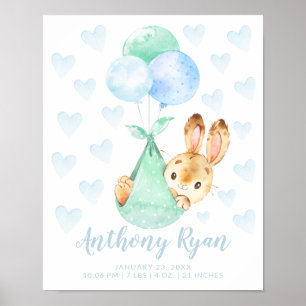 Poster Livraison spéciale Bunny Lapin Lapin statistiques 