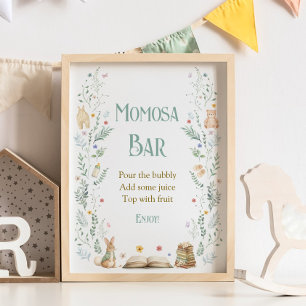 Poster Livre Baby Shower Momosa Bar
