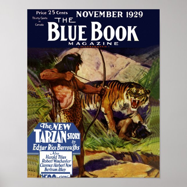 Poster Livre bleu novembre 1929 (Devant)