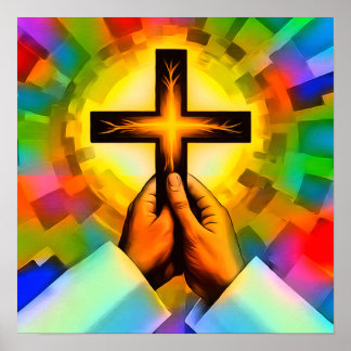 Poster Livre d'affiche de prière chrétienne (Matte)