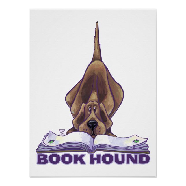 Poster Livre de défilé animal Hound (Devant)