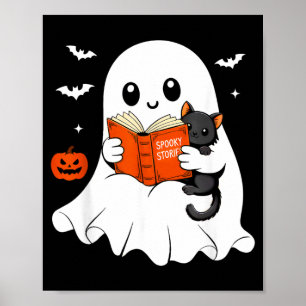 Poster Livre de lecture fantôme Costume d'Halloween pour 